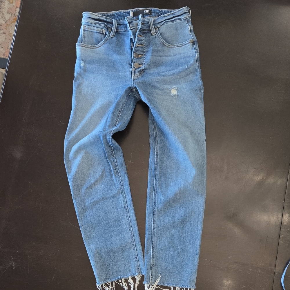 Kut From The Kloth Rachel Light Blue Fab Ab Mom Jeans